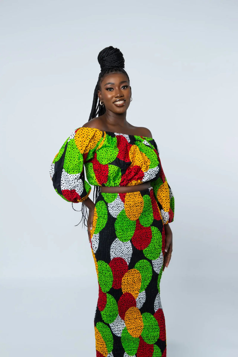 Plus Size African Print Tops